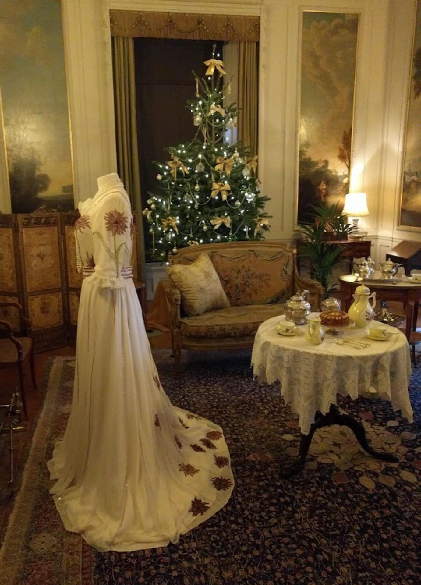 The Greville dress at Polesden Lacey